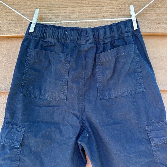 Childrens Place Boys Black Cargo Shorts Size 16 Adjustable Waist Cotton Blend - Picture 6 of 7
